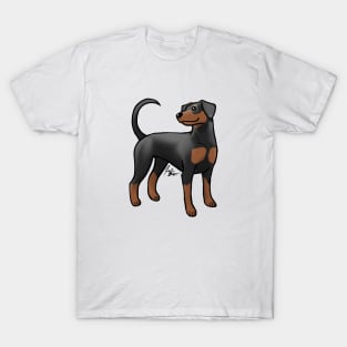 Dog - Doberman Pinscher - Natural Black and Tan T-Shirt